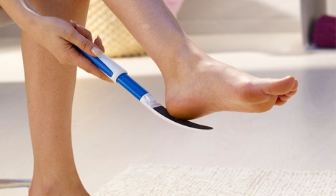 Posso lixar os pés?