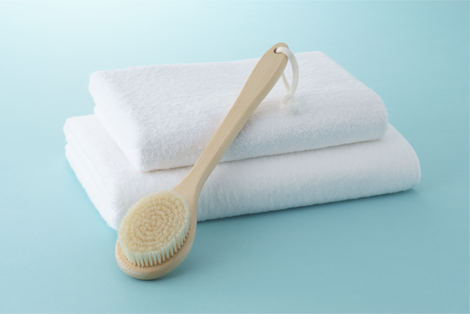 Aliada da beleza: escova de banho