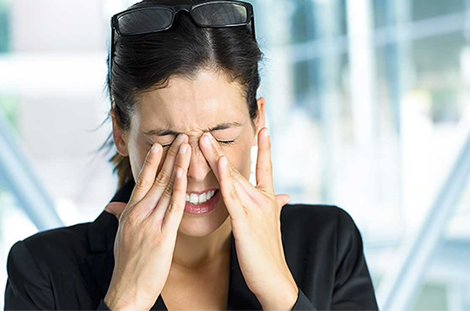 Evite irritações nos olhos!