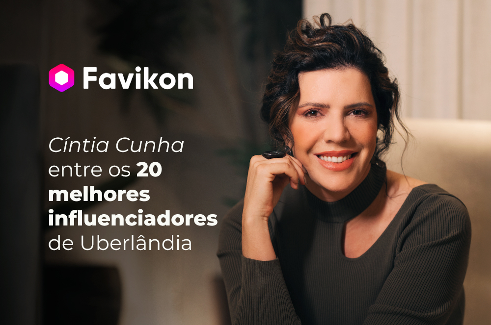 Dra. Cintia Cunha entre os 20 melhores influenciadores de Uberlândia